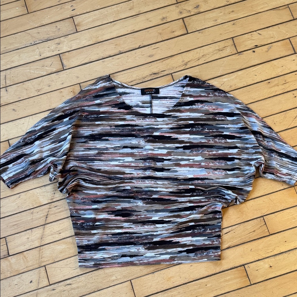 Striped Multicolor Top - Picture 3 of 5